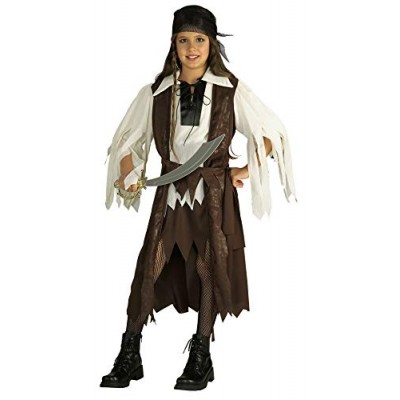 Costume pour enfant de fille pirate "Carribbean Queen pirate"